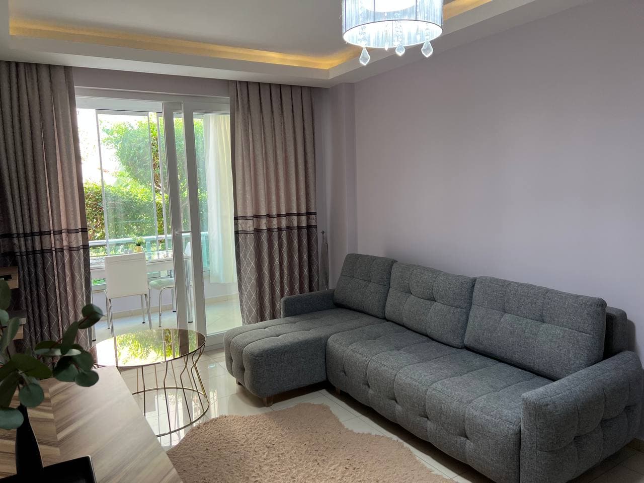 Меблированная квартира 1+1, 75 м²